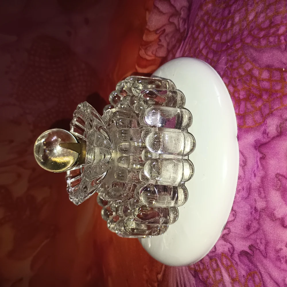 Floral Ceiling Light Shade with Red Roses